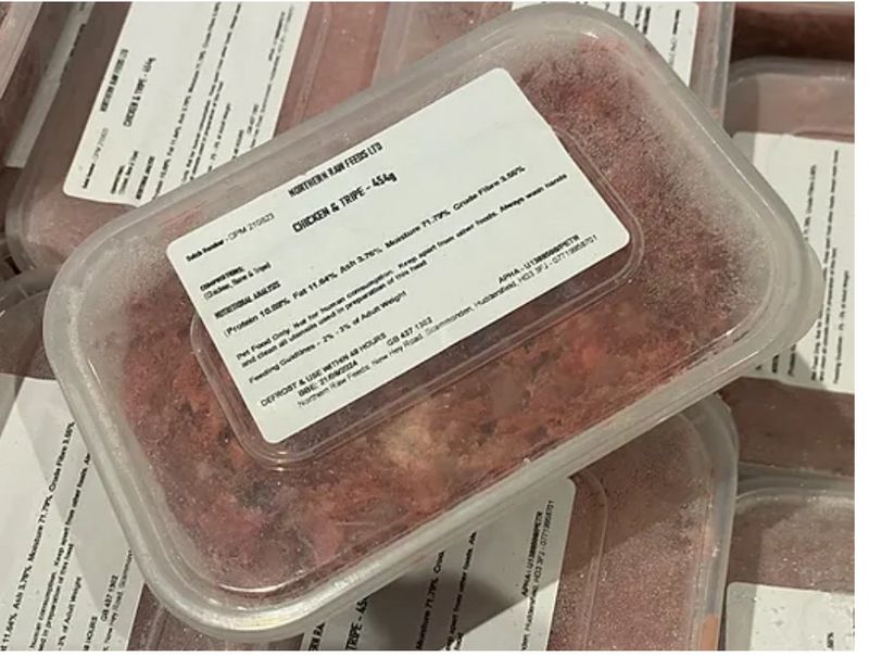 Northern Raw Feeds Chicken & Tripe 454g