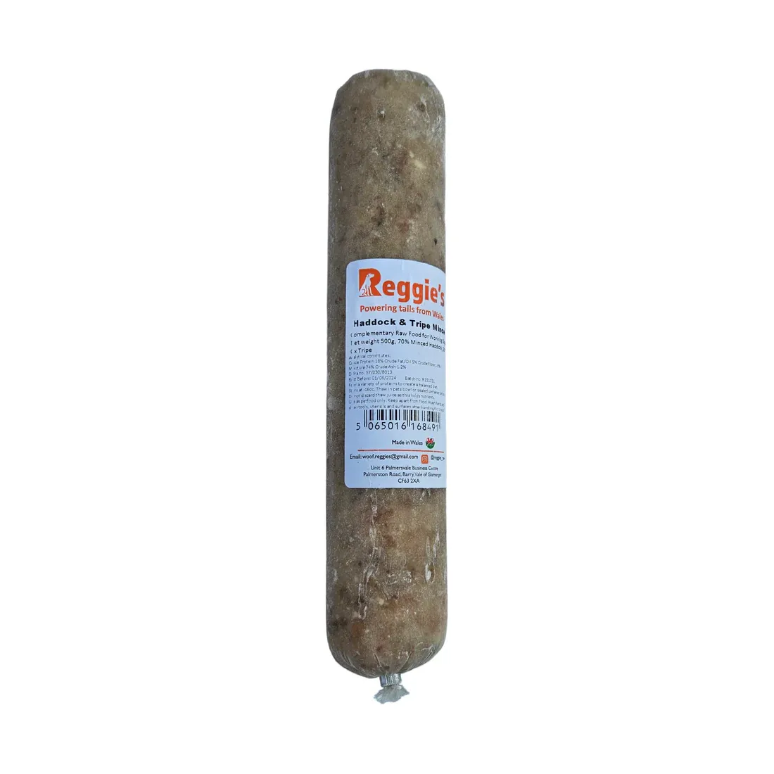 Reggies Haddock & Ox Tripe Mince 500g