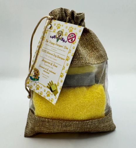 Tilly & Family 100% Natural Puppy Shampoo Bar- 70g Rose & Bergamont