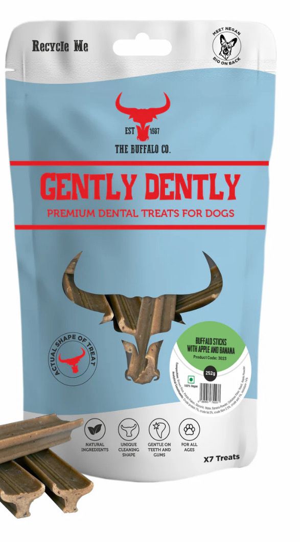 The Buffalo Co- Gently Dently- Apple & Banana 175g