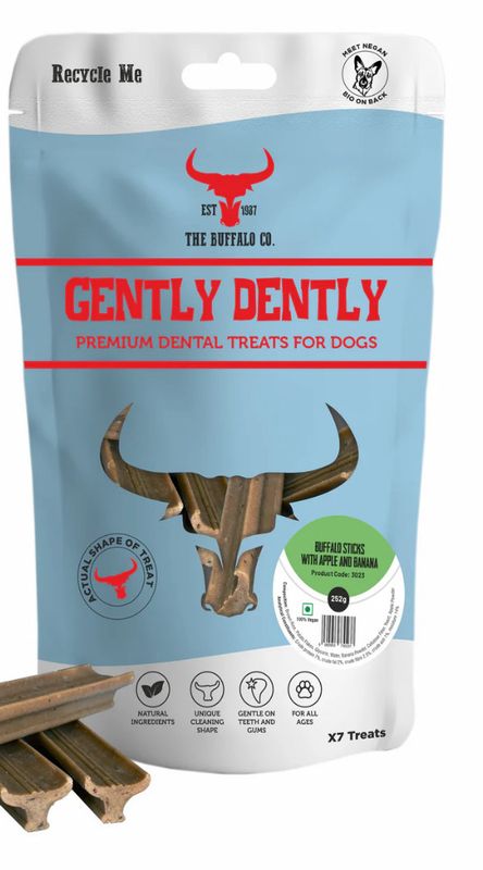 The Buffalo Co- Gently Dently- Apple & Banana 175g