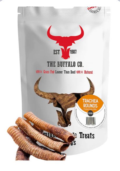 The Buffalo Co- Trachea Rounds- 100g