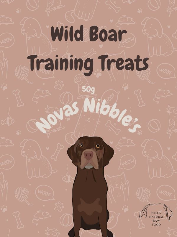 Training Treats 100% Wild Boar 50g
