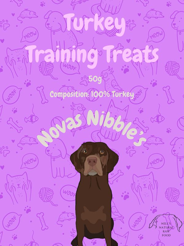 Training Treats 100% Meat Turkey 50g