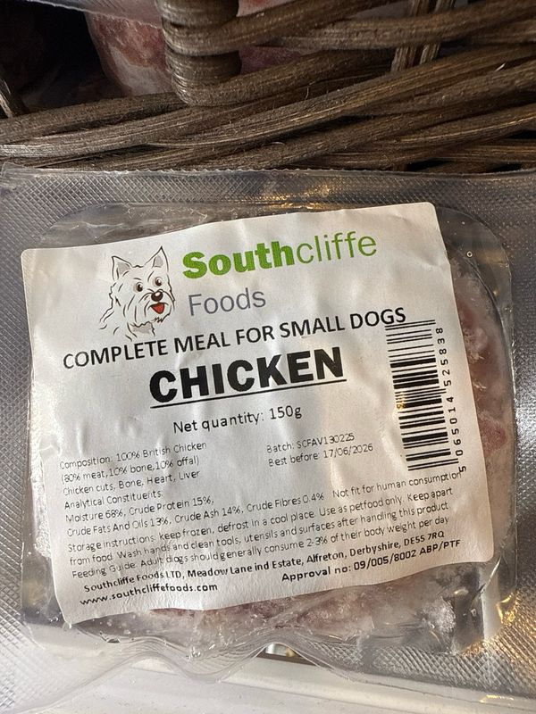 Southcliffe Small Dog Chicken 150g