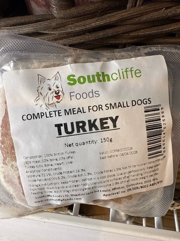 Southcliffe Small Dog Turkey 150g