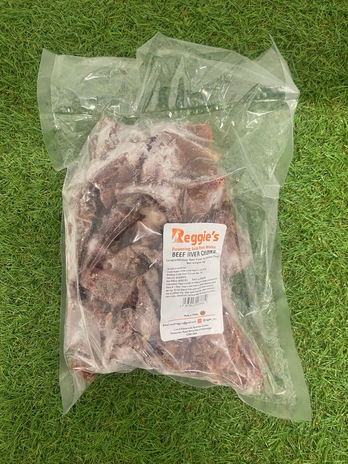 Reggie’s Beef Liver diced 1kg