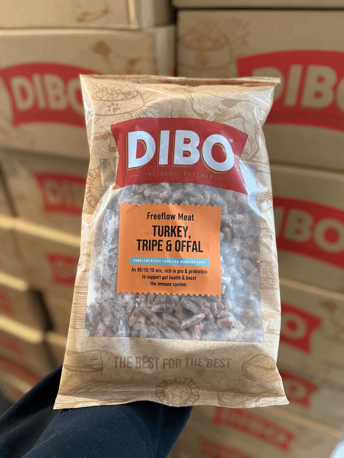 DIBO - Turkey, Tripe & Offal 1kg DIBO - Turkey, Tripe & Offal 1kg