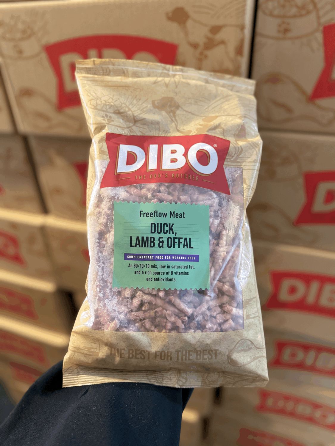 DIBO- Duck, Lamb & Offal 1kg DIBO- Duck, Lamb & Offal 1kg