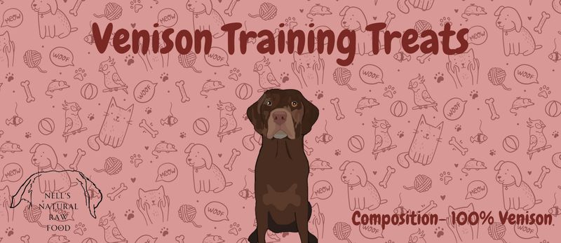 Training Treats 100% Venison 50g