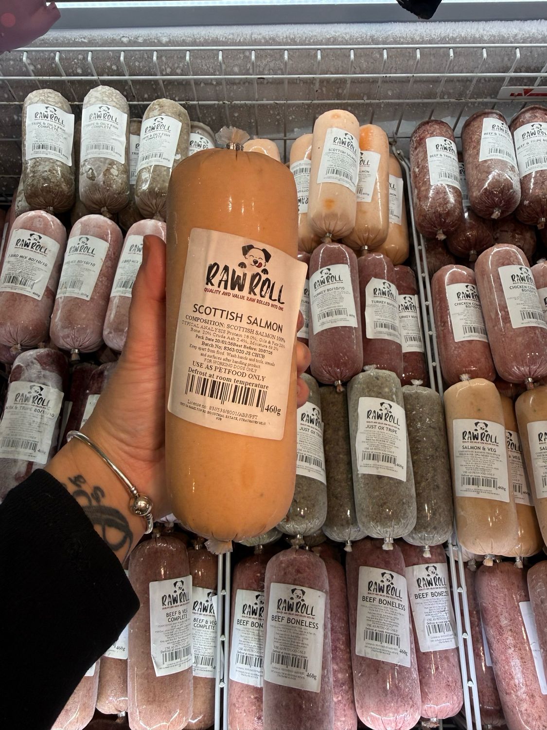 Just Natural Raw Roll- Just Scottish Salmon 460g