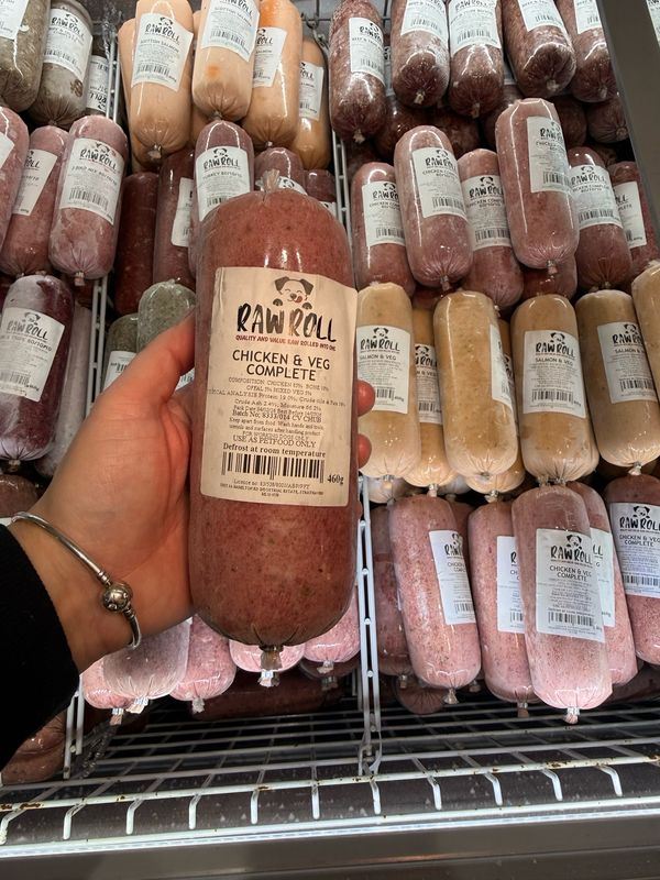 Just Natural Raw Roll- Chicken & Veg Complete 460g