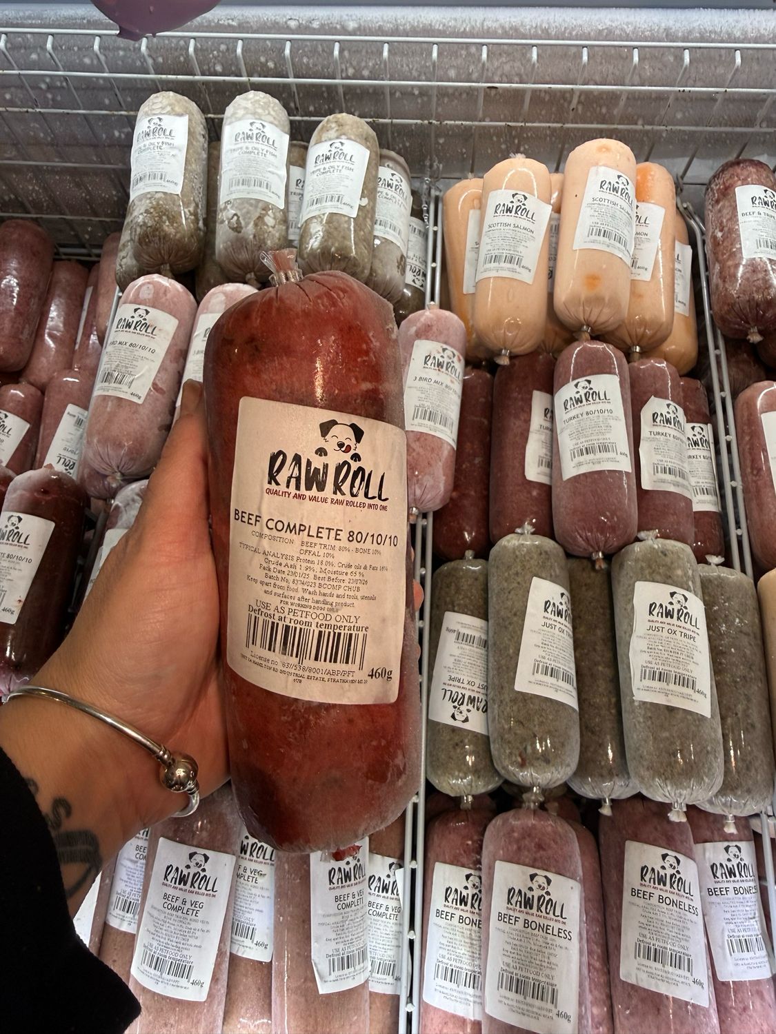 Just Natural Raw Roll- Chicken, Beef & offal 460g