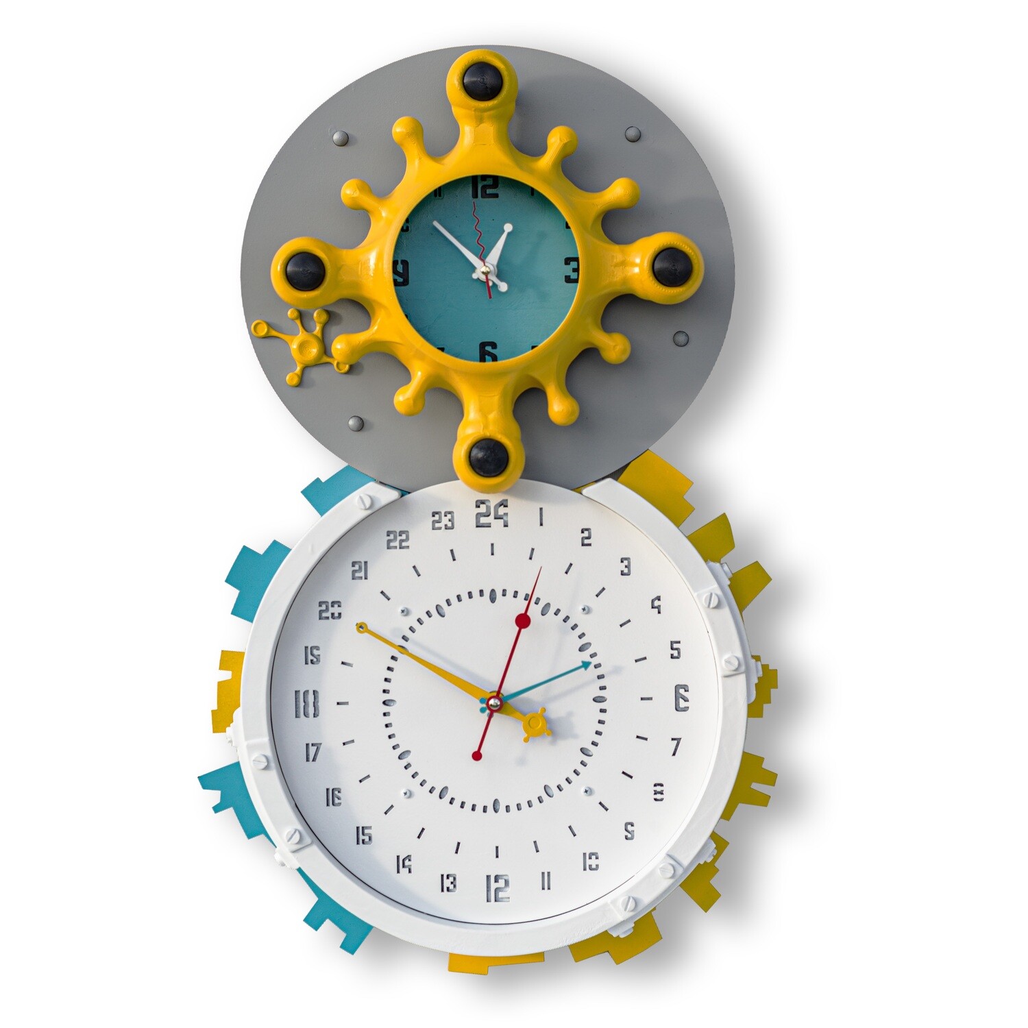 Дизайнерские настенные часы Ai#1002 придуманные искусственным интеллектом