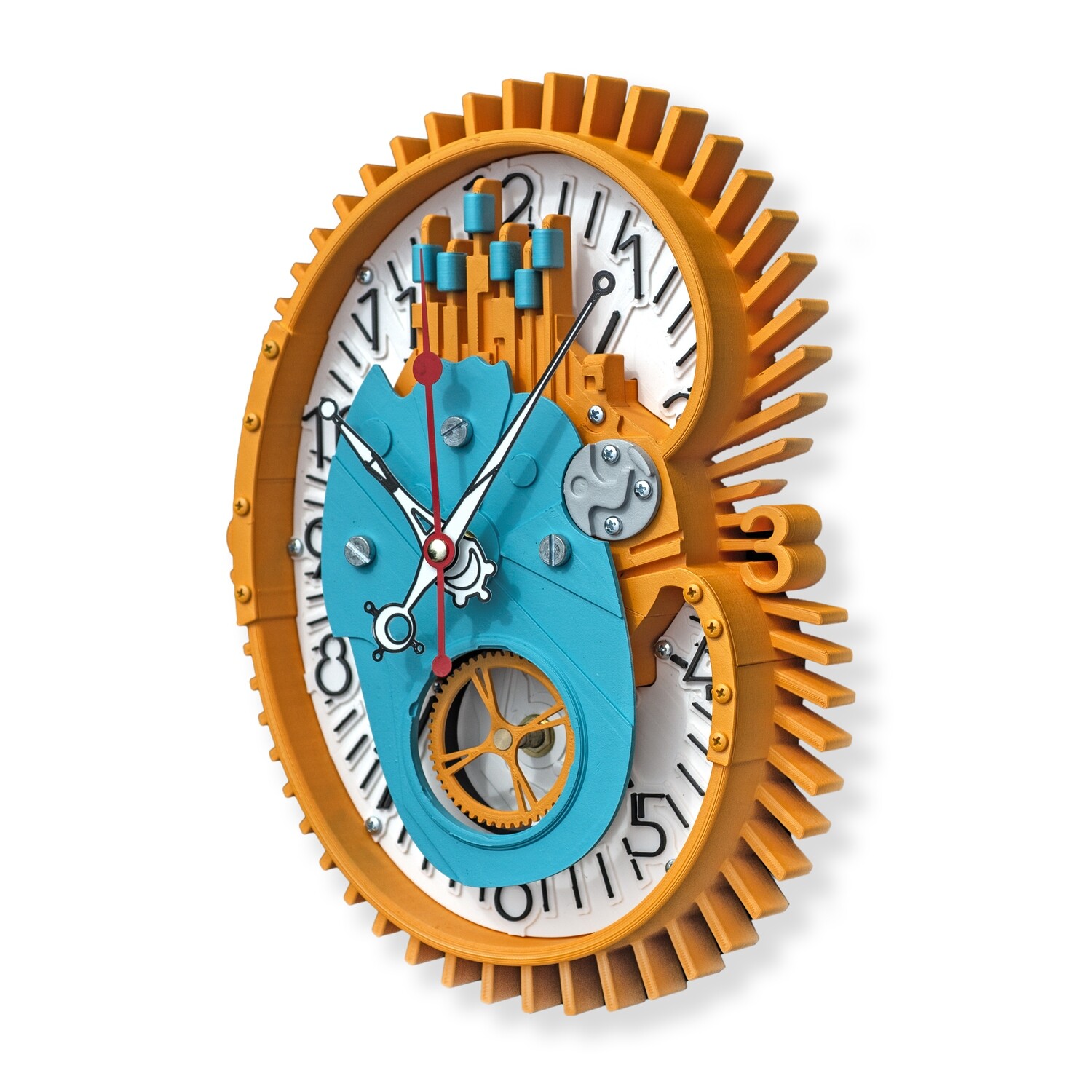 Дизайнерские настенные часы Ai#1004 придуманные искусственным интеллектом