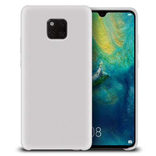 Komass Huawei Mate 20 Pro Liquid Silicone Back Cover, Grey