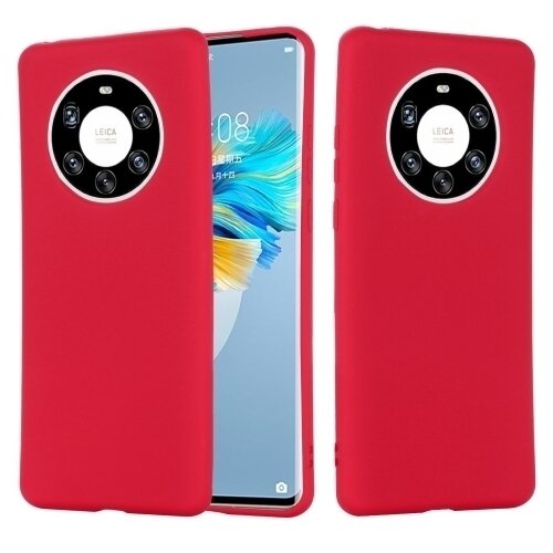 Komass Huawei Mate 40 Liquid Silicone Back Cover, Red