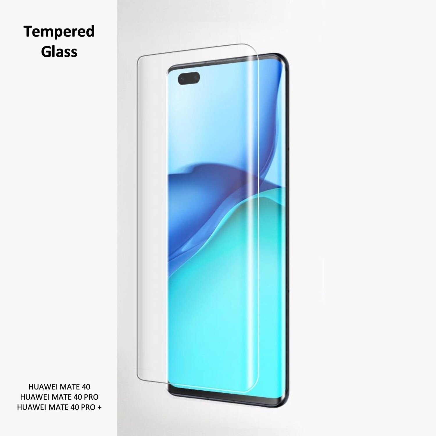 Komass Huawei Mate 40 Pro Tempered Glass, 3D UV Clear (Screen Protector)