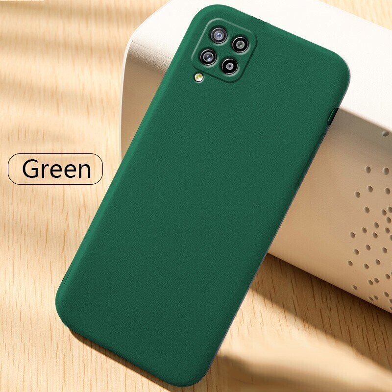 Komass Samsung Galaxy A42 5G Liquid Silicone Back Cover, Green