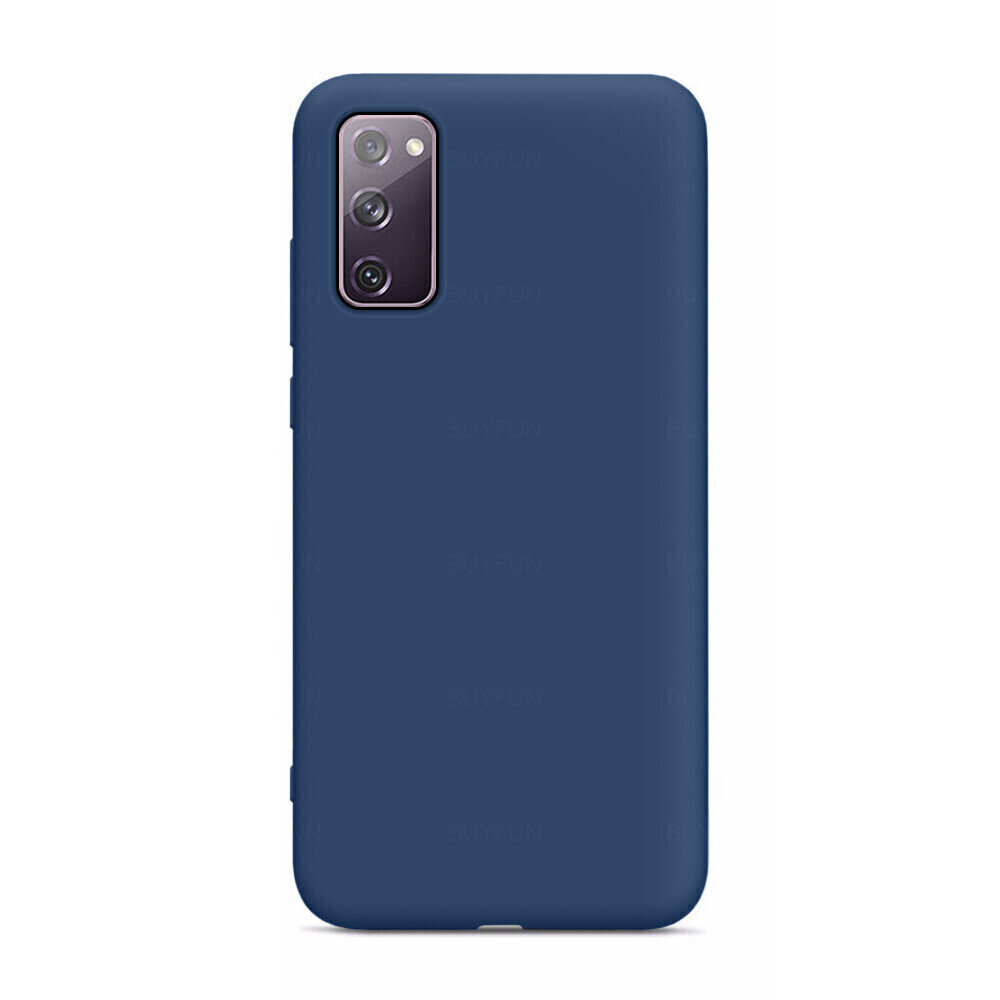 Komass Samsung Galaxy S20 FE Liquid Silicone Back Cover, Blue