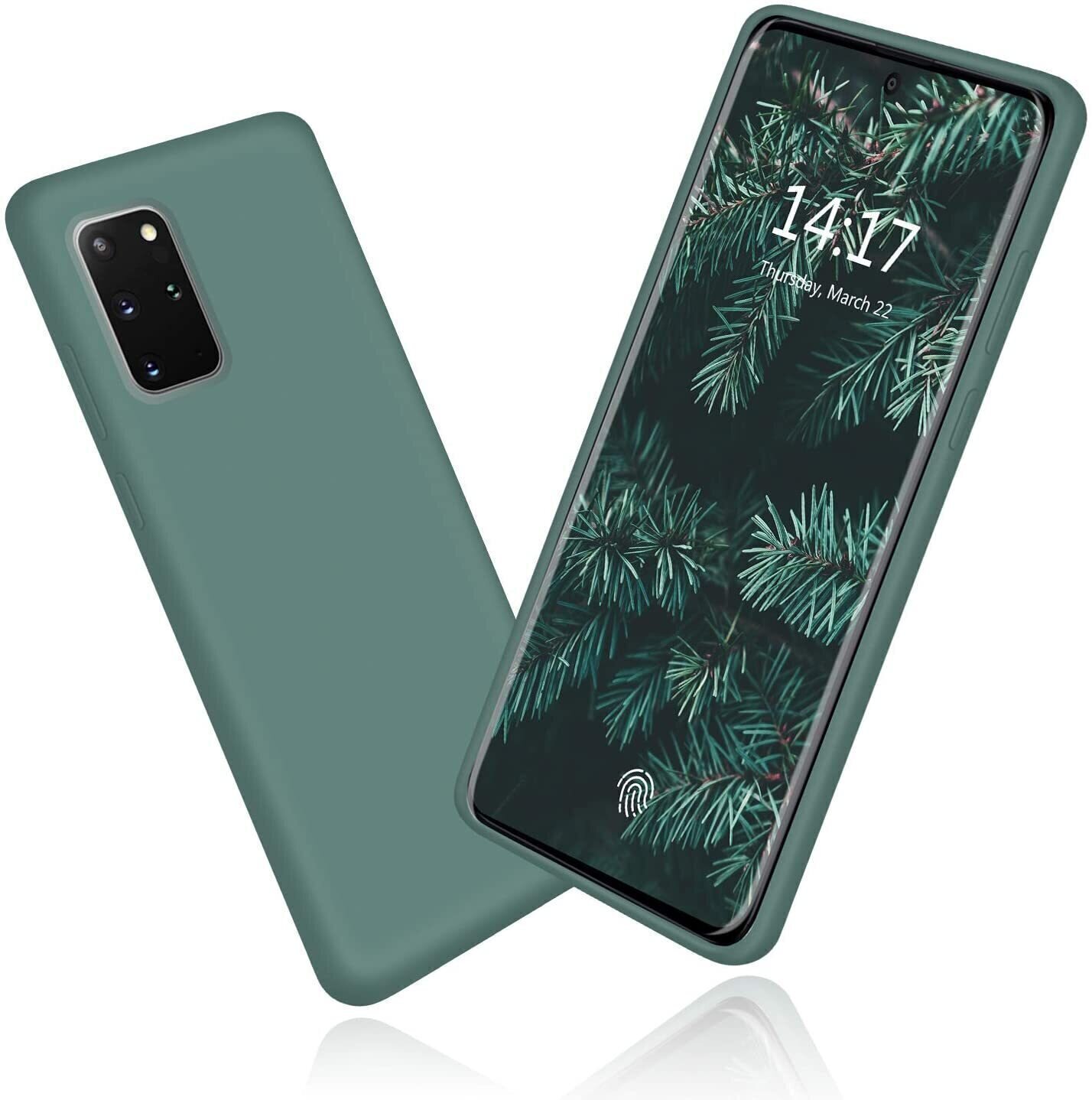 Komass Samsung Galaxy S20 FE Liquid Silicone Back Cover, Green