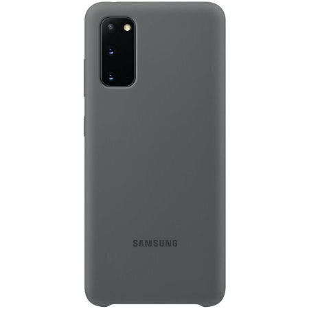 Komass Samsung Galaxy S20 FE Liquid Silicone Back Cover, Grey