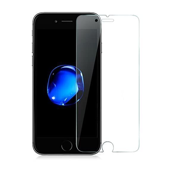 Komass iPhone SE (2020) Tempered Glass, Full Screen Case Friendly Black (Screen Protector)