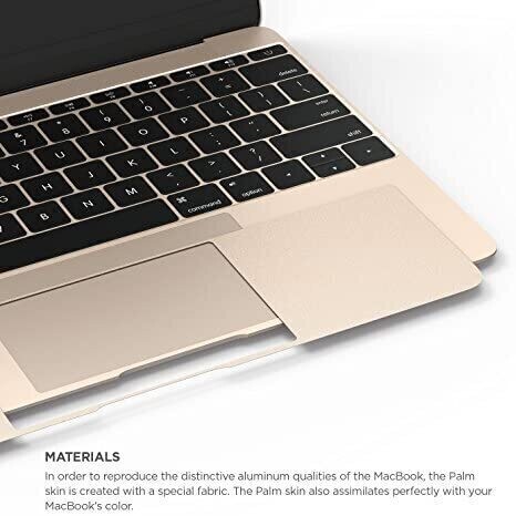 iWorld MacBook 12" PalmSkin + ClearSkin (2 in 1 Bundle), Gold