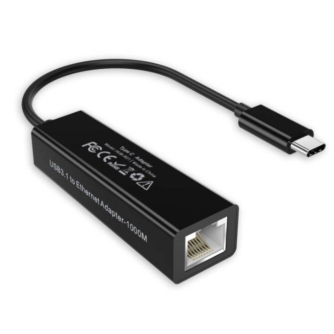 Choetech Adapter USB-C to Ethernet RJ45