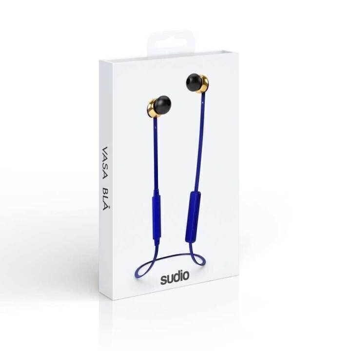 Sudio Vasa Wireless Earphones with Charger, Blue