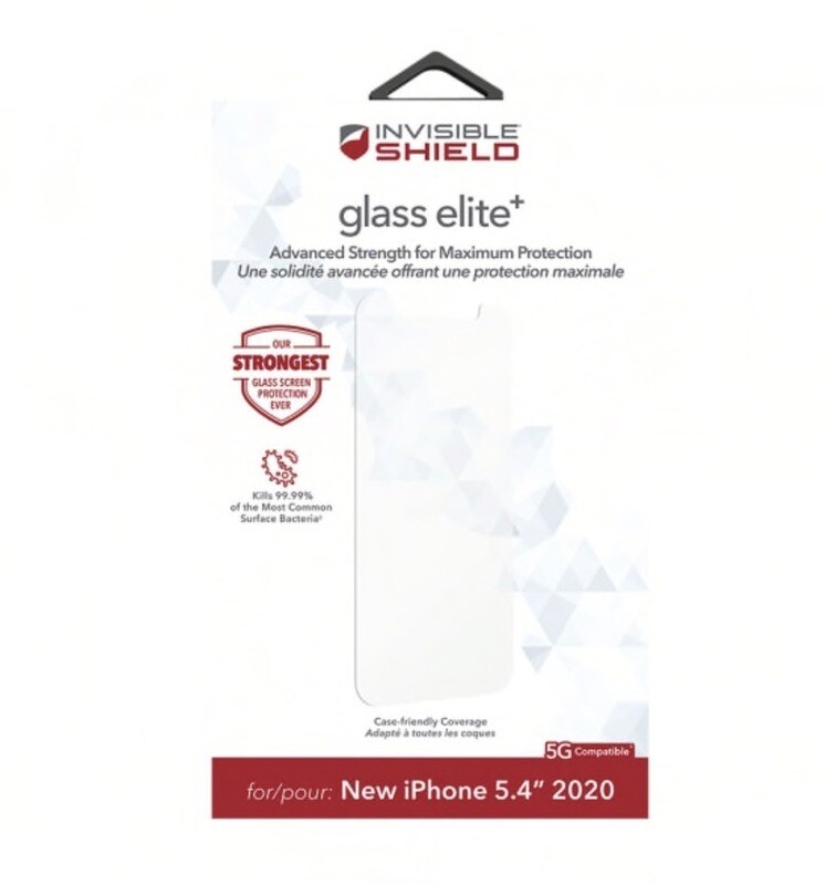 ZAGG InvisibleShield iPhone 12 mini 5.4" Glass Elite+, Clear (Screen Protector)