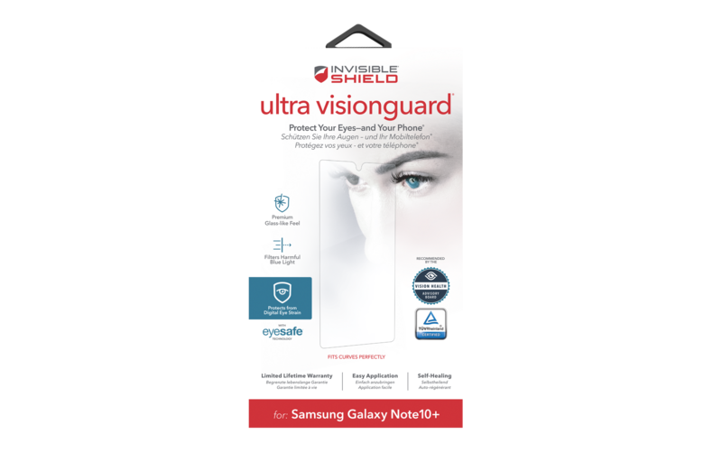 ZAGG InvisibleShield Samsung Galaxy Note 10+ Ultra VisionGuard, Screen (Screen Protector)