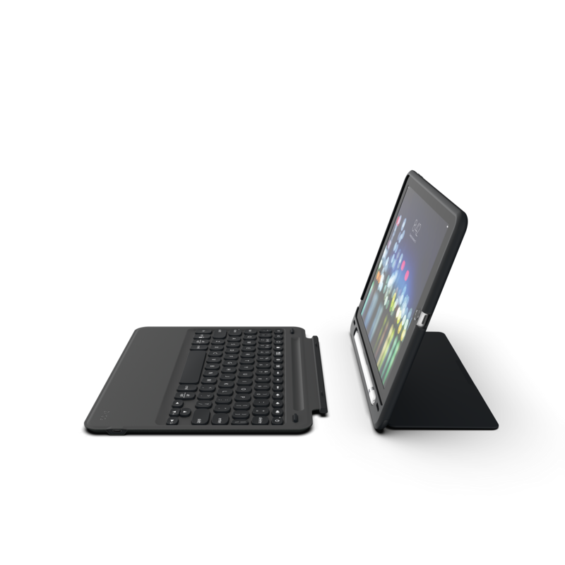 ZAGG iPad 9.7" (2018) Slim Book Go Keyboard, Black