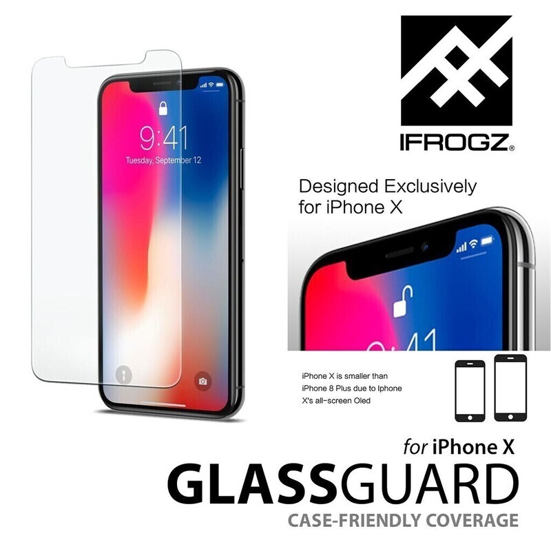 ZAGG iFrogz iPhone X GlassGuard, Screen (Screen Protector)