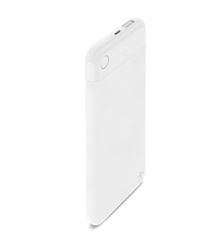 Belkin Boost Charge Power Bank with Lightning Connector (5,000mAh), White