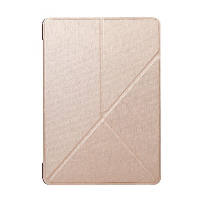 iPearl iPad 9.7" (2017) Cooplay Folding Stand Cover, Champagne Gold