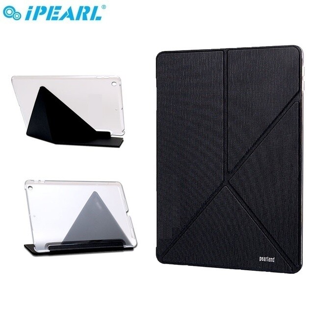 iPearl iPad Pro 9.7" Cooplay Folding Stand Cover, Classic Black