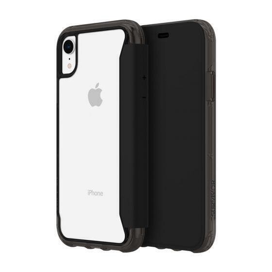 Griffin iPhone X Survivor Clear Wallet, Black/Clear (GB43691)