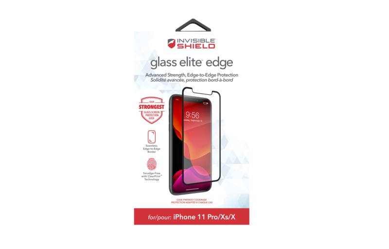 ZAGG InvisibleShield iPhone 11 Pro/ Xs 5.8" Glass Elite Edge, Screen Black (Screen Protector)
