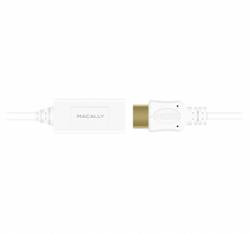 Macally Mini DisplayPort to HDMI 4K Combo Cable (6 FT.) (MDHD6C4K)