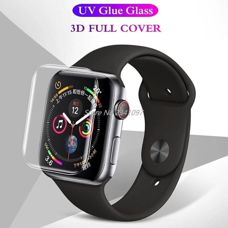 Komass Apple Watch Series 6/SE/5/4 (44mm) Tempered Glass, 3D UV (Screen Protector)