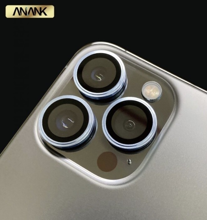Anank iPhone 13 Pro AR Circle Lens Guard, Blue (Screen Protector)