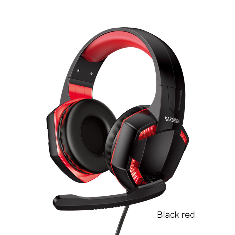 Kaku Competitive Gaming Wired Headset, Black-red, KSC-713 ZHANHU