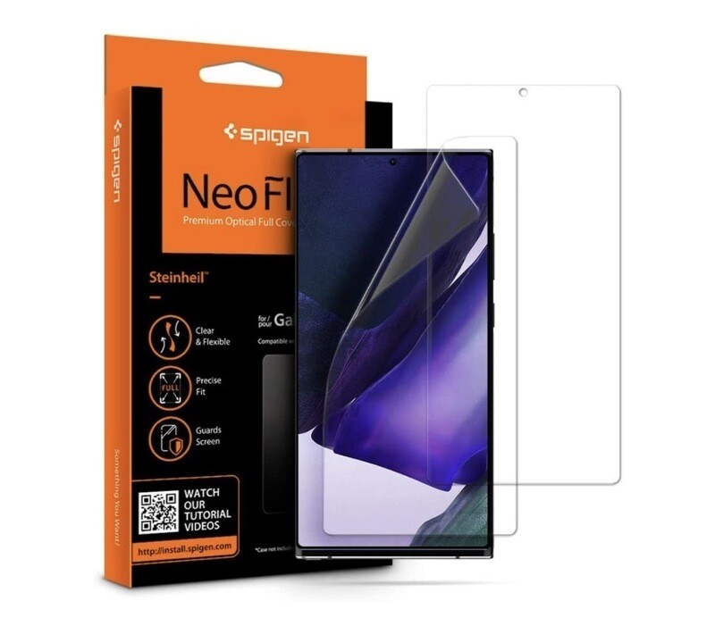 Spigen Samsung Galaxy Note20 Ultra 5G Screen Protector, Neo Flex HD Clear (2pcs) (Screen Protector)