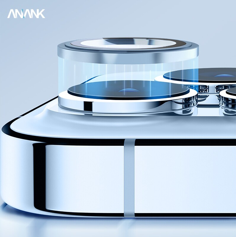 Anank iPhone 13 Pro AR Circle Lens Guard, Transparent (Screen Protector)