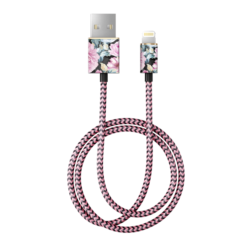 iDeal Of Sweden Fashion Lightning Cable, 2M Peony Garden