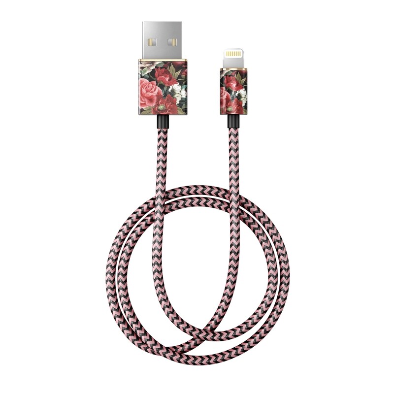 iDeal Of Sweden Fashion Lightning Cable, 2M Antique Roses