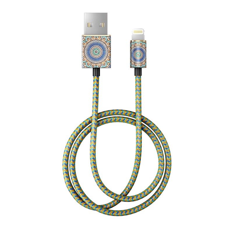 iDeal Of Sweden Fashion Lightning Cable, 2M Moroccan Zellige