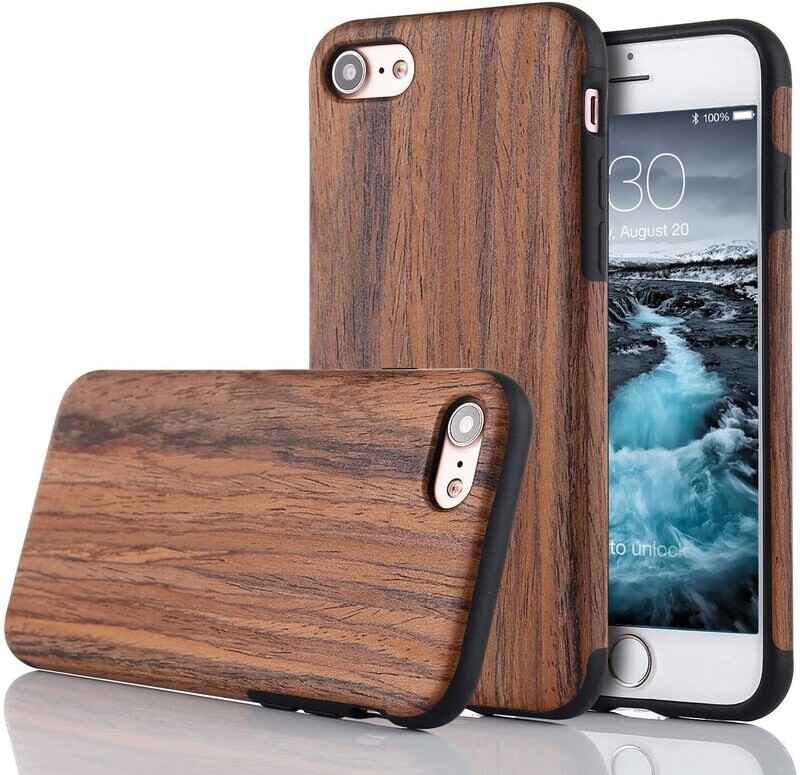 JTL iPhone 7 4.7" Classical Wood Skin Hard Case, Birch