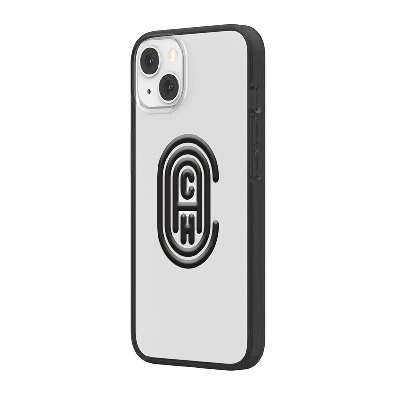 Coach iPhone 13 6.1" Protective, Retro C Sports Logo Black/Clear
